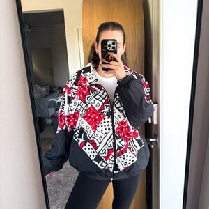 Vintage Lavon Printed Windbreaker Jacket